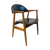 Vintage danish design cow horn chair mahjongg midcentury 1960s