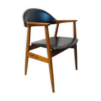 Vintage danish design cow horn chair mahjongg midcentury 1960s