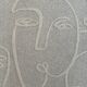 Contemporary Faces beige rug by Ligne Pure – 160 × 240 cm – New