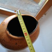 W.Germany 504-30 orange speckled vase 70s