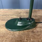 Dark green Bauhaus desk lamp