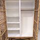 Rattan wardrobe
