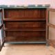 Old glazed sideboard in original blue patina Burmese teak