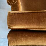 Velvet armchair