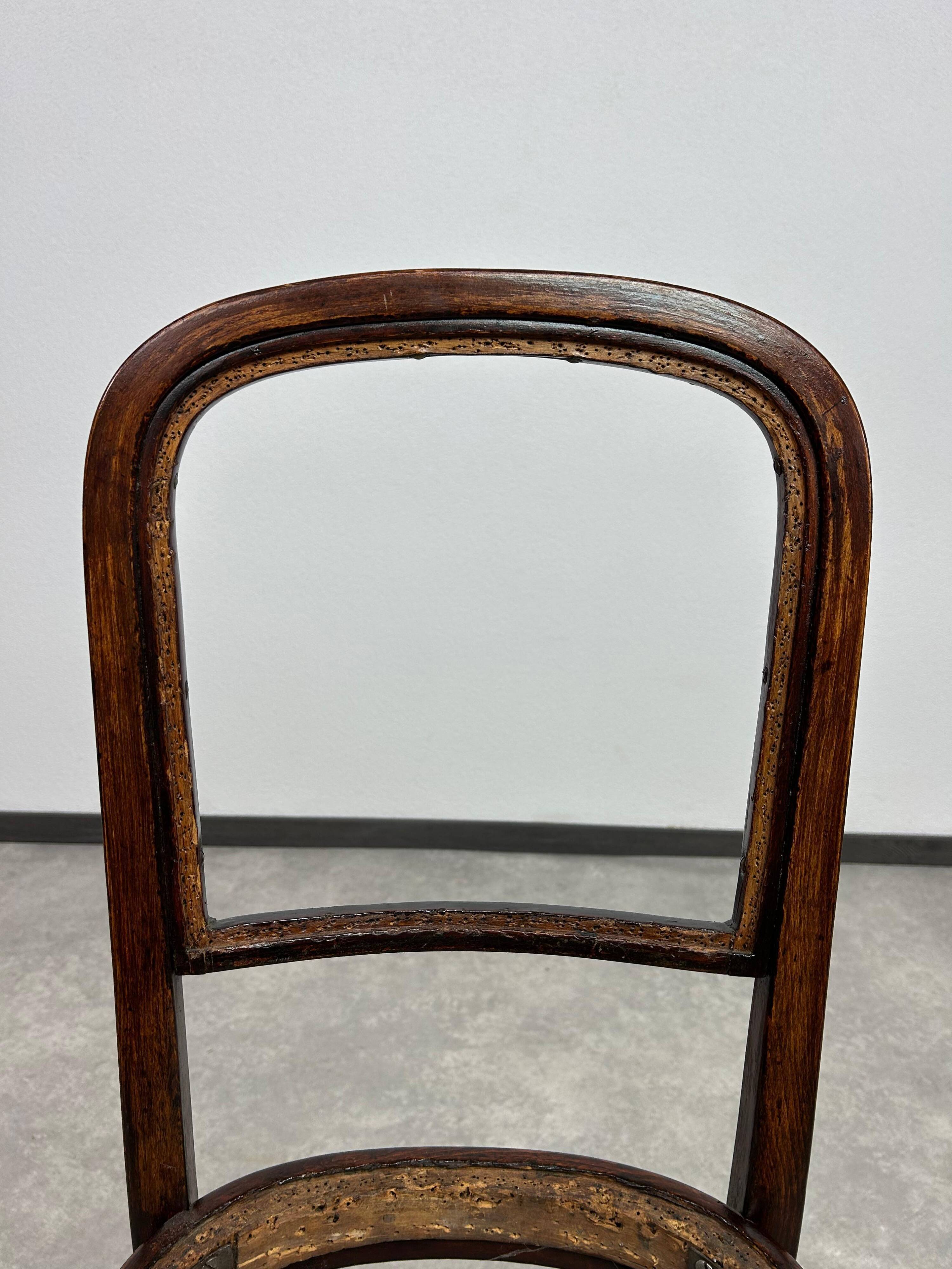 Set of 6 dining chairs no.715 by Gustav Siegel for J&J Kohn
