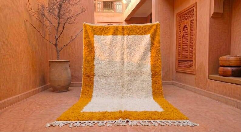 Tapis berbère marocain tissé à la main