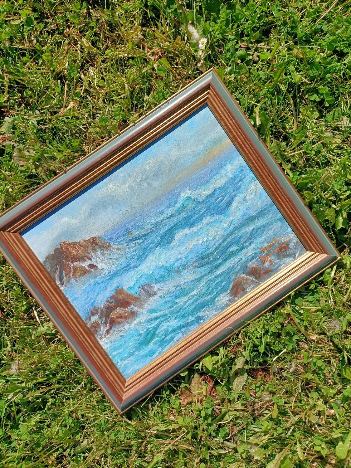 Painting/Canvas Rough Sea