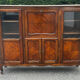 Sideboard, Louis XV style secretary in cherry wood, 1960s.