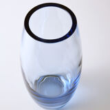 Glass vase Holmegaard design Per Lutken 60s