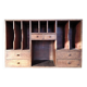 Sur meuble de bureau à casiers et tiroirs