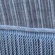 Fauteuil crapaud velours bleu jean