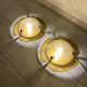 Vintage set of two Peill and Putzler ceiling lamps