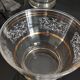 9 champagne glass cups 50s/60s