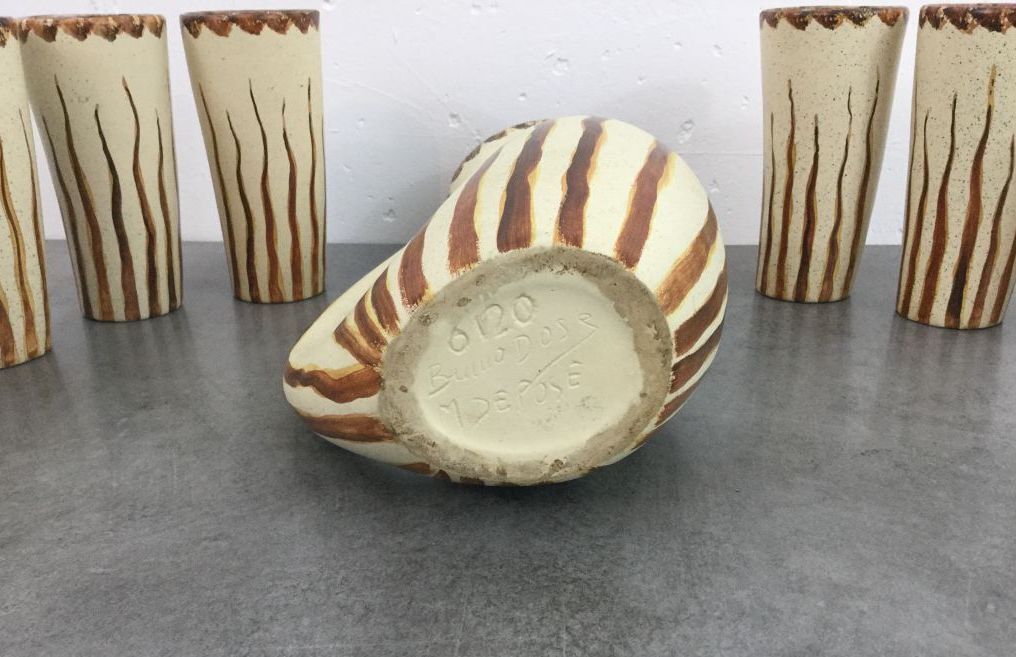 Ceramic lemonade service Bruno Dose