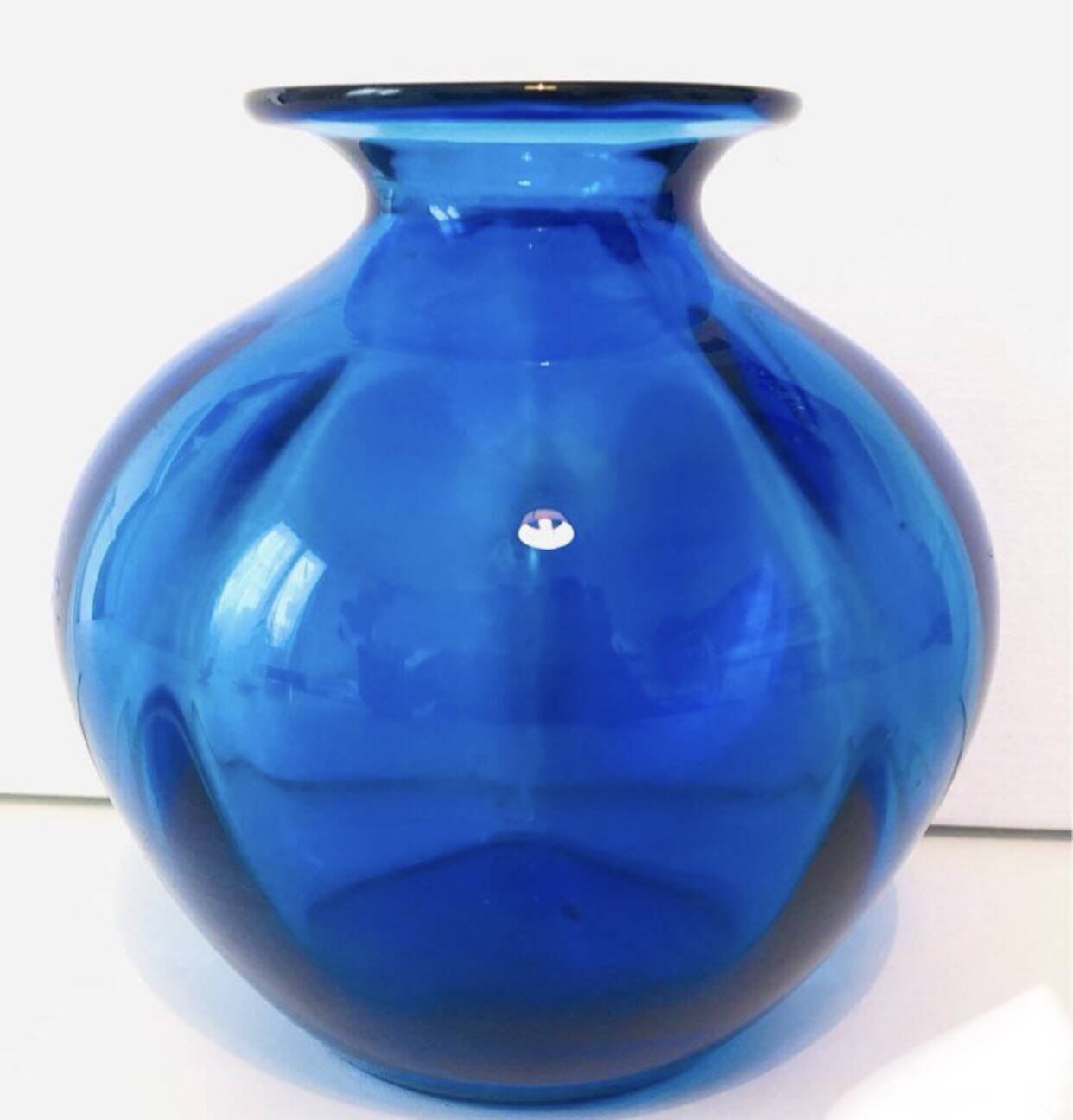 Blue Glass Vase