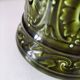 Old Sarreguemines cache-pot in Majolica style with relief decoration.