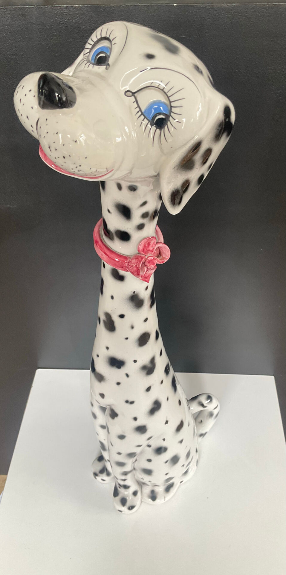 Large Dalmatian in Italian ceramic from the 1970s.