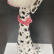 Large Dalmatian in Italian ceramic from the 1970s.