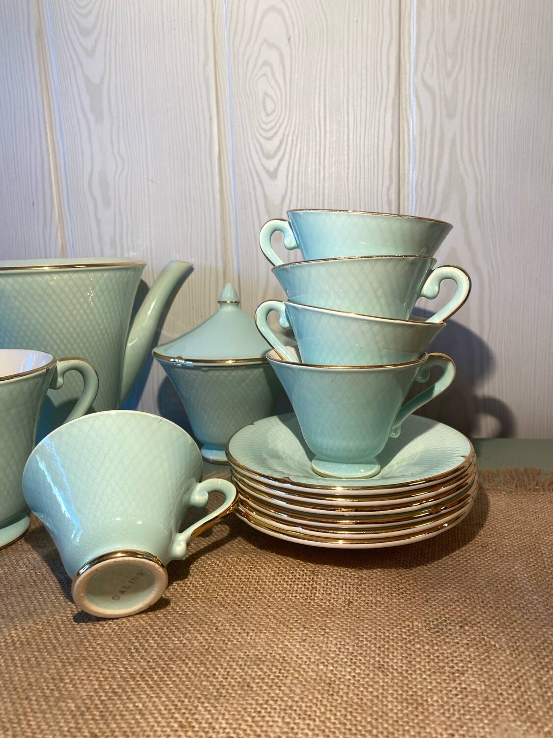 Vintage Salins coffee service