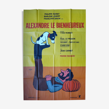 Original cinema poster Alexandre le bienheureux - Yves Robert, Philippe Noiret
