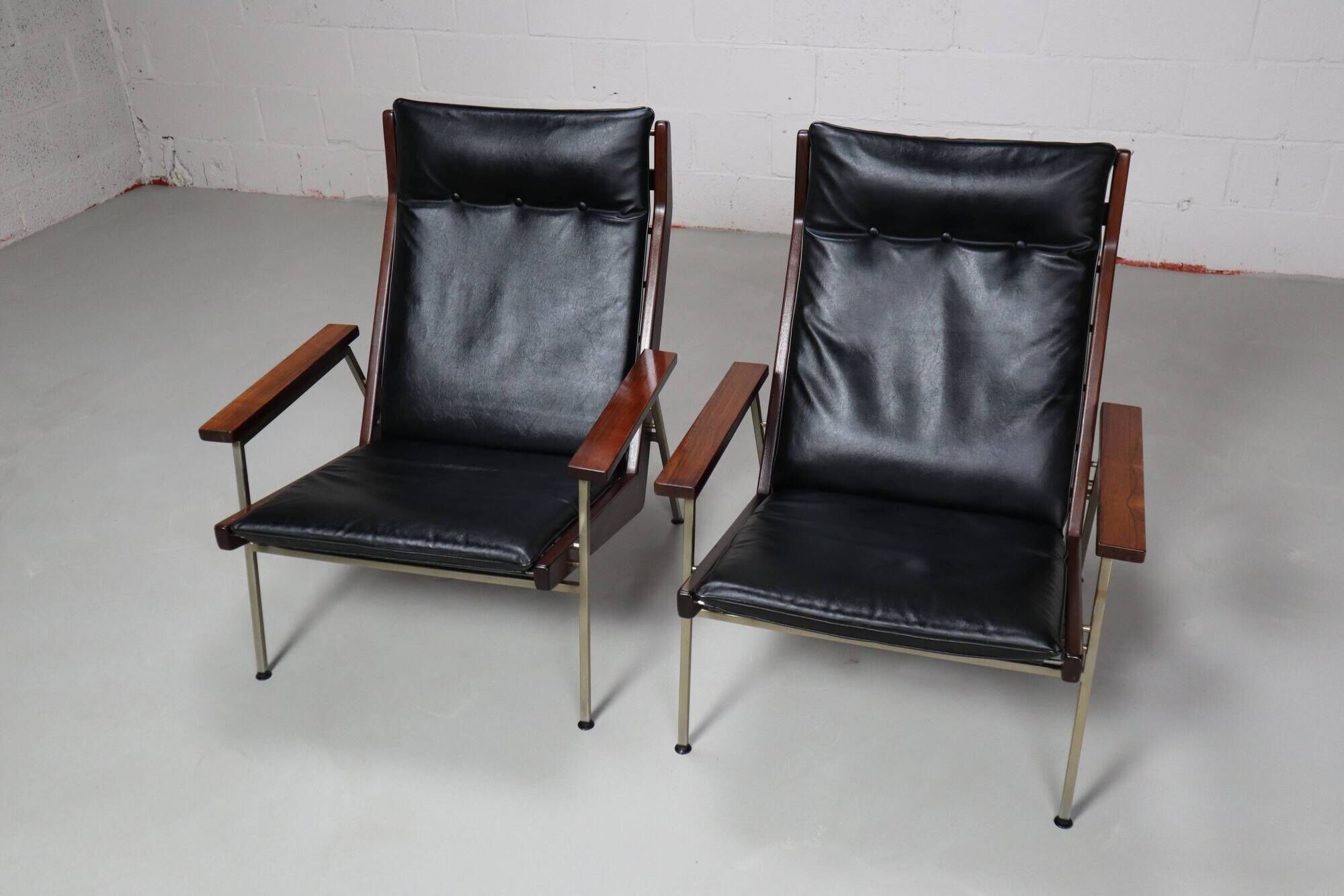Pair of lounge chairs model 1611 by Rob Parry for De Ster Gelderland, 1952