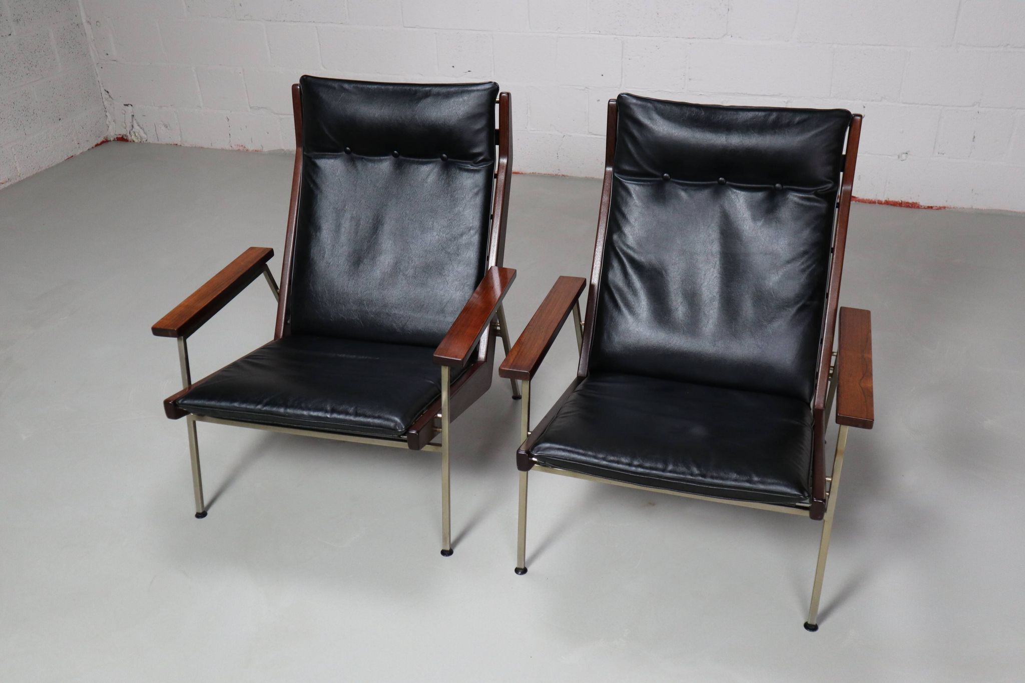 Pair of lounge chairs model 1611 by Rob Parry for De Ster Gelderland, 1952
