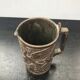 Former ceramic pitcher brown decor birds 70s vintage
