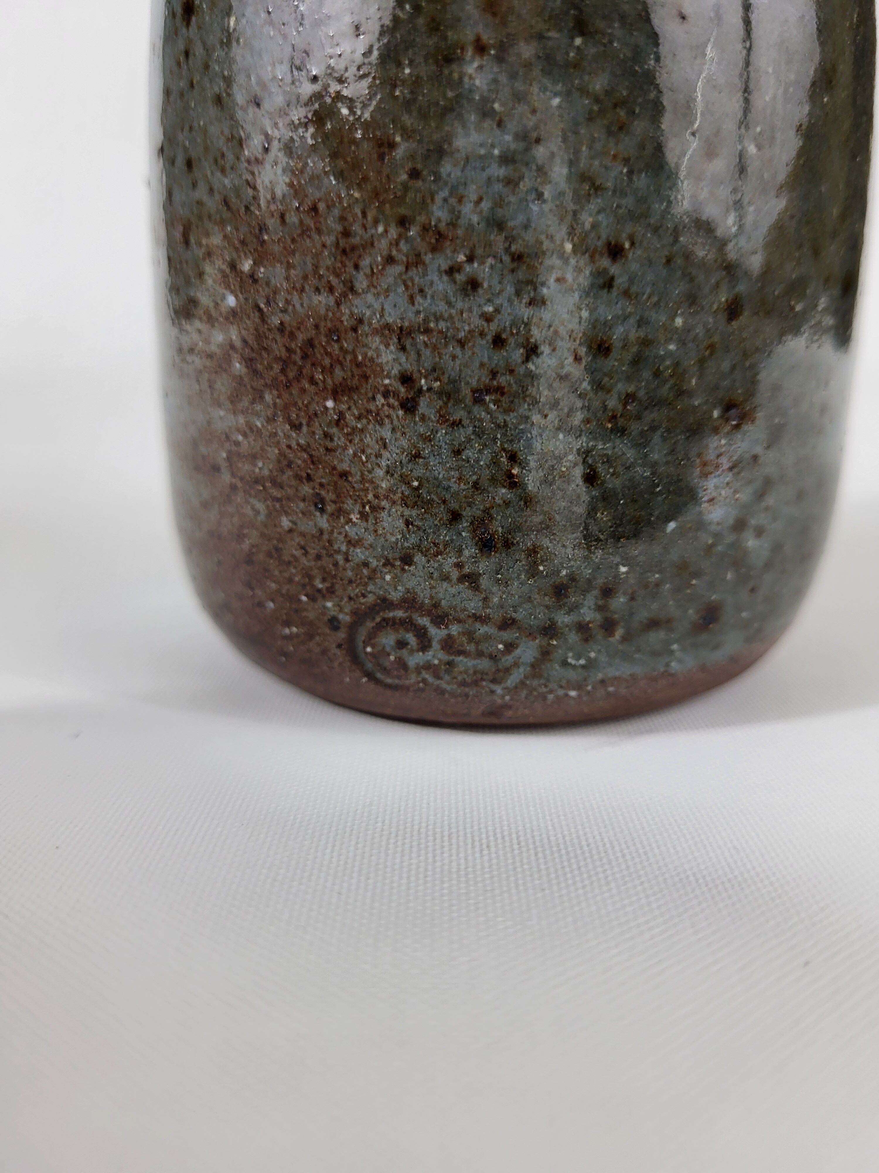 Covered pot in stoneware Jeanne and Norbert Pierlot Ratilly Puisaye