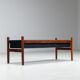 Hugo Frandsen large planter in rosewood Spottrup Denmark 1960