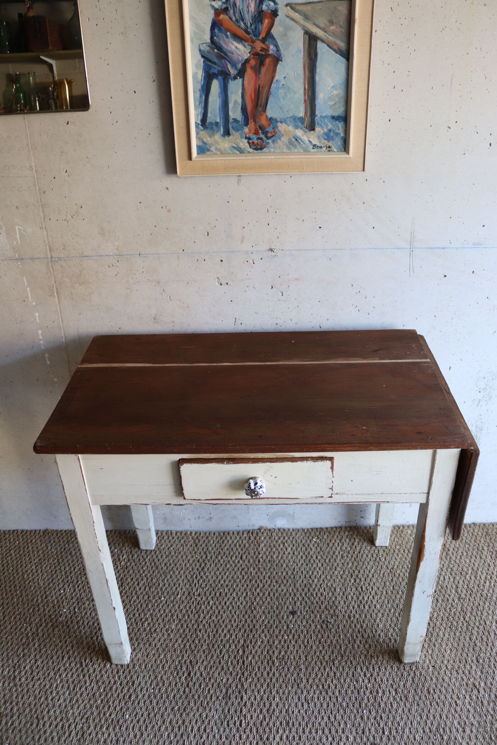 Antique kitchen table