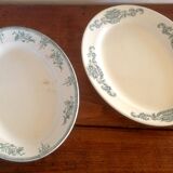 Two flat ovals land of iron