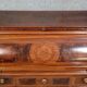 Louis XVI period cylinder chest of drawers in marquetry circa 1760