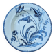 Hollow dish, clairefontaine earthenware, indiana decor, 19th century