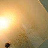 Mid century sconce acrylic and brass 1960s 1970s lucite wall lamp