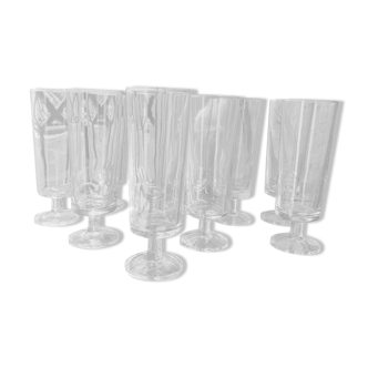 Champagne flutes Luminarc year 70
