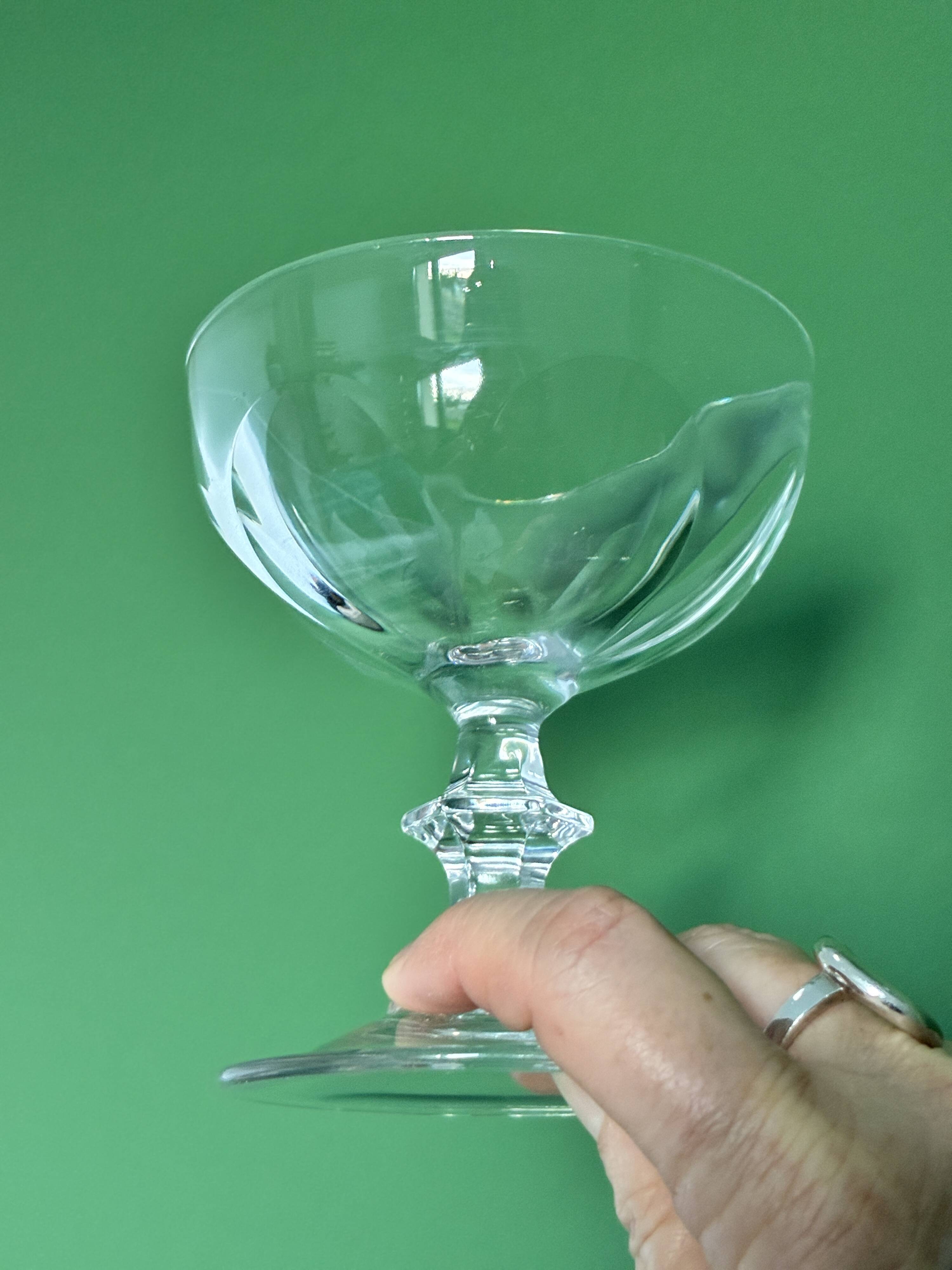 Crystal coupes from arques model rambouillet.