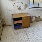 Colorful chest of drawers furniture 60s