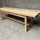 Old fir farm table 1930-1950 vintage country table