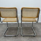 2 Cesca B32 chairs by Marcel Breuer