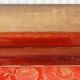 Medicine cabinet in red lacquered wood “Blood of beef”, Circa 1930