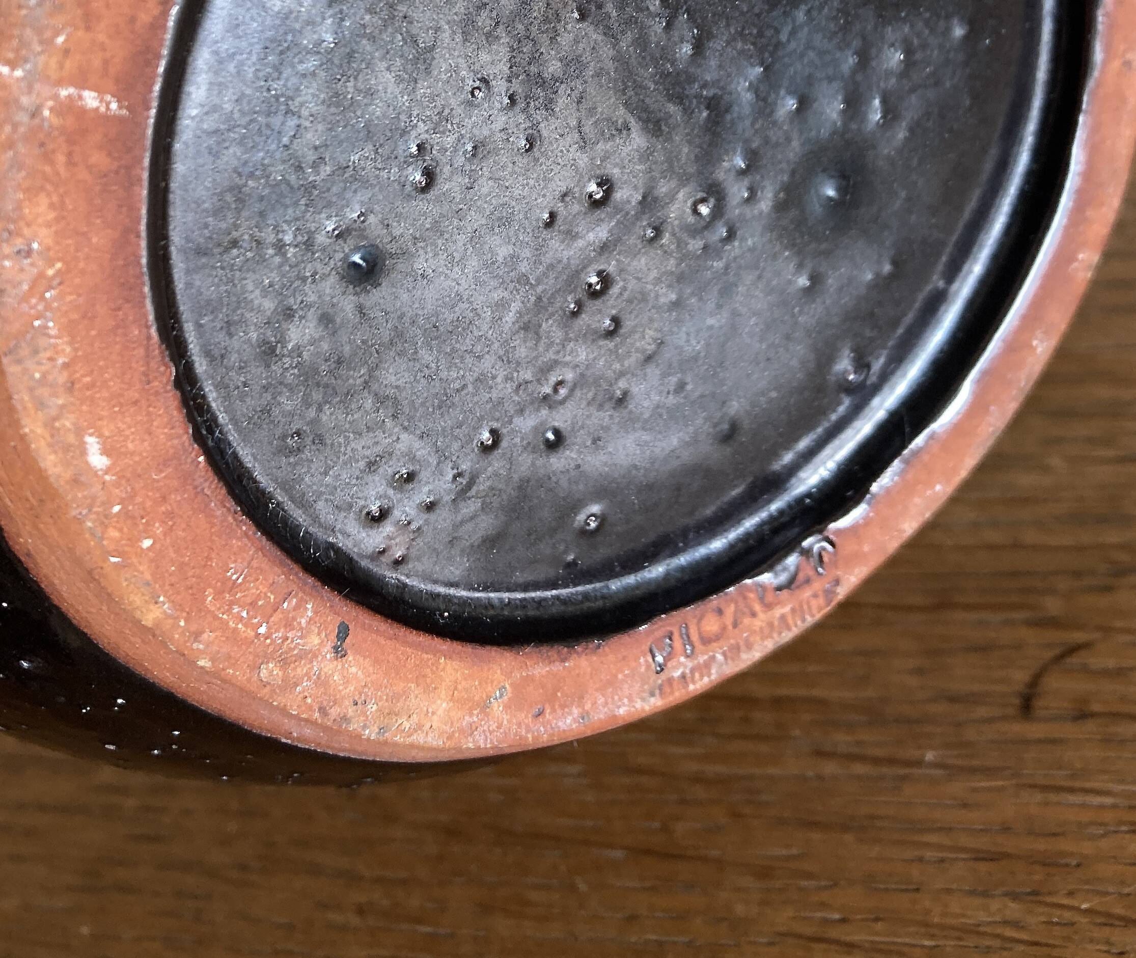 Robert Picault ceramics, black glazed earthenware, 1960