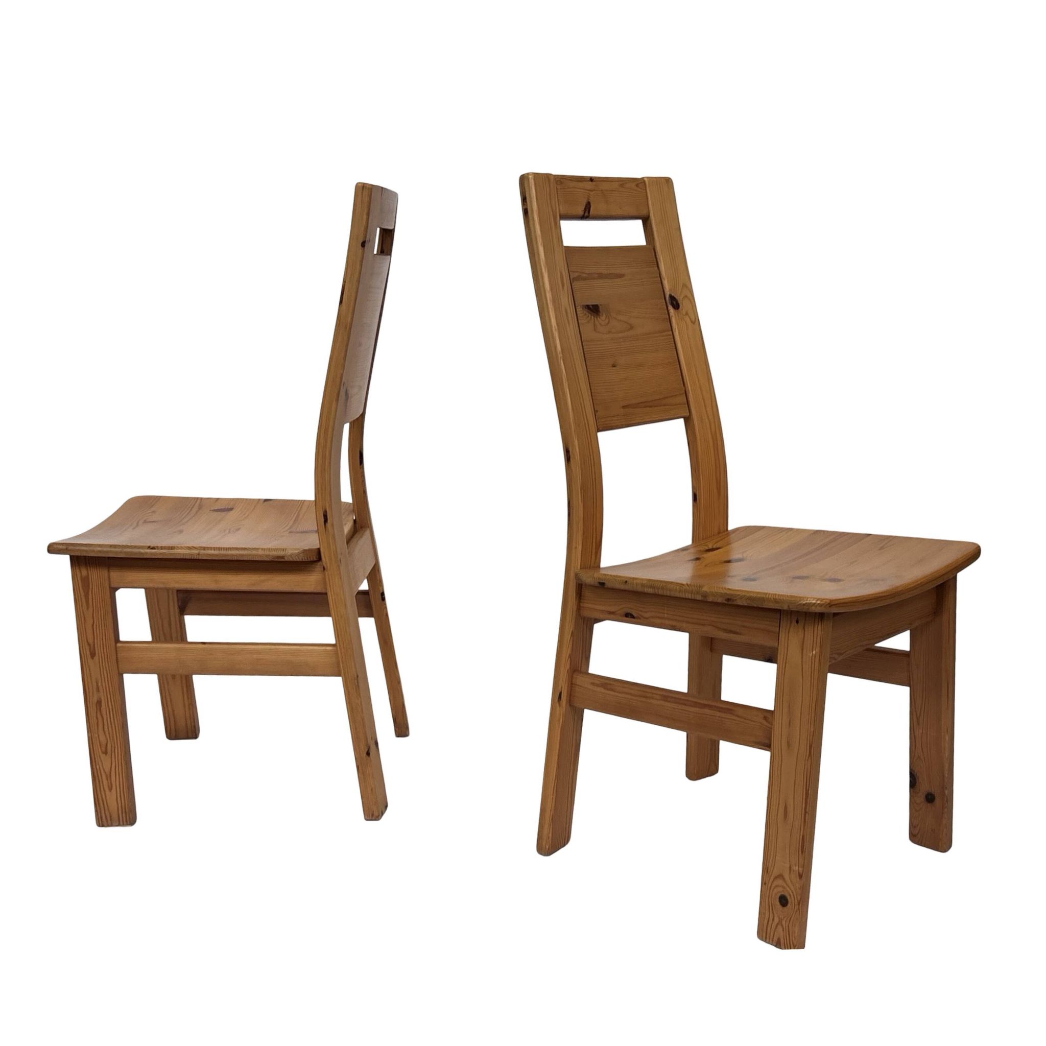 Vintage set of four dining room chairs Finnish Design Laukaan Puu