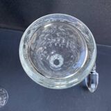 Port wine service – Blown, engraved and cut crystal – Art Deco