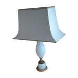 Vintage lamp with white opaline foot