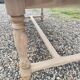 Farmhouse table with two extensions