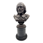 Buste en terre cuite de Shakespeare par Rudolf Uffrecht