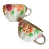 Two barbotine cups