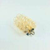 Paire d'appliques murales en verre bullé style Mid-Century - H. Tynell pour Limburg, années 1960