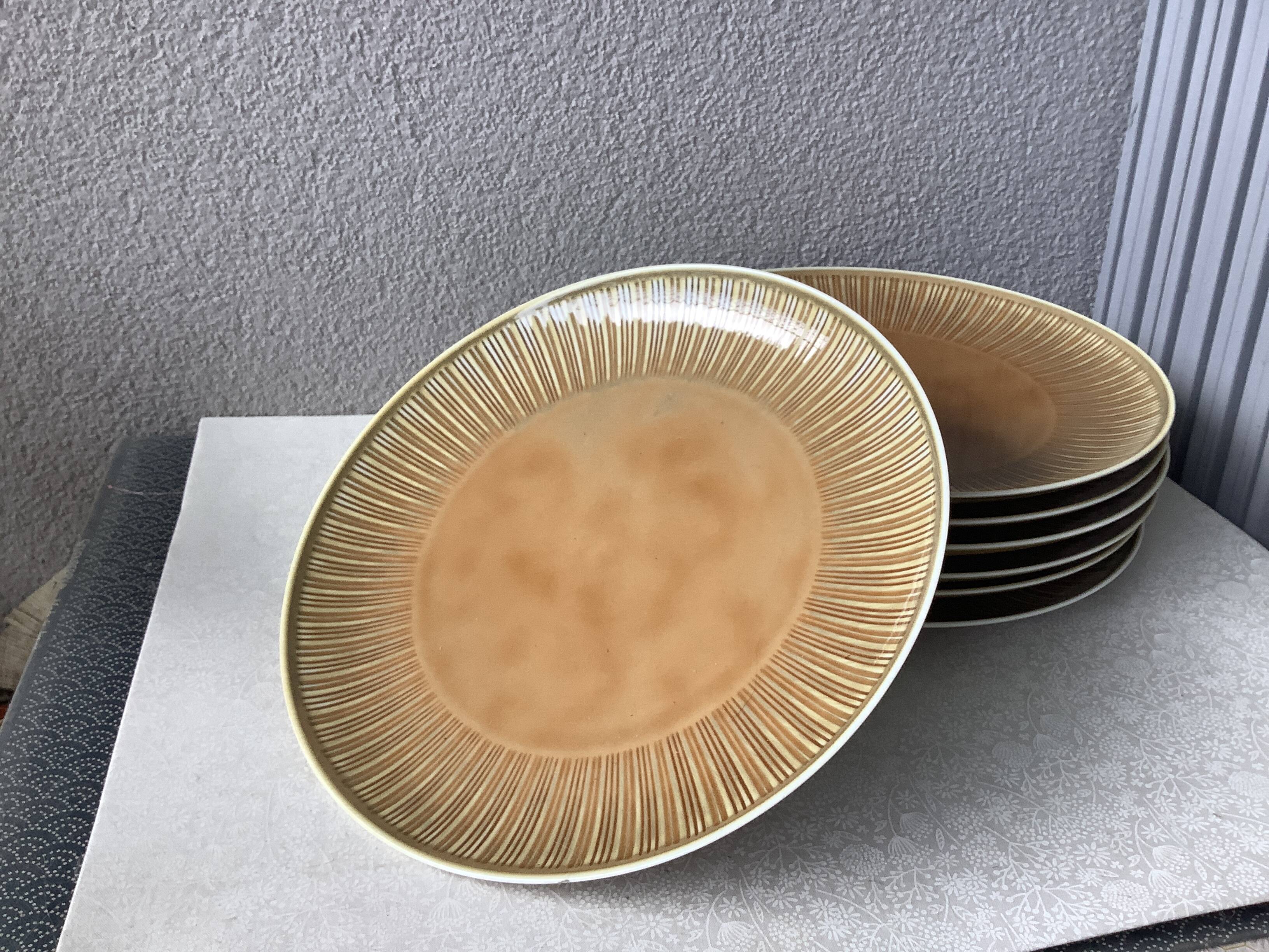 Hutschenreuther Germany plates - contemporary design - 26 cm