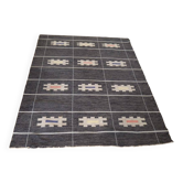 Tapis vintage suedois en laine "Rolakan" 1960